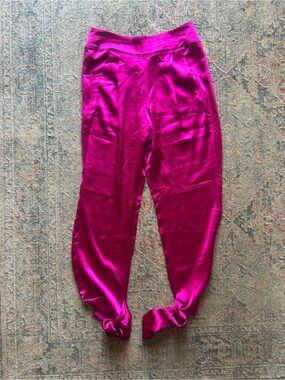 INC International Concepts Hot Pink Satin Pants